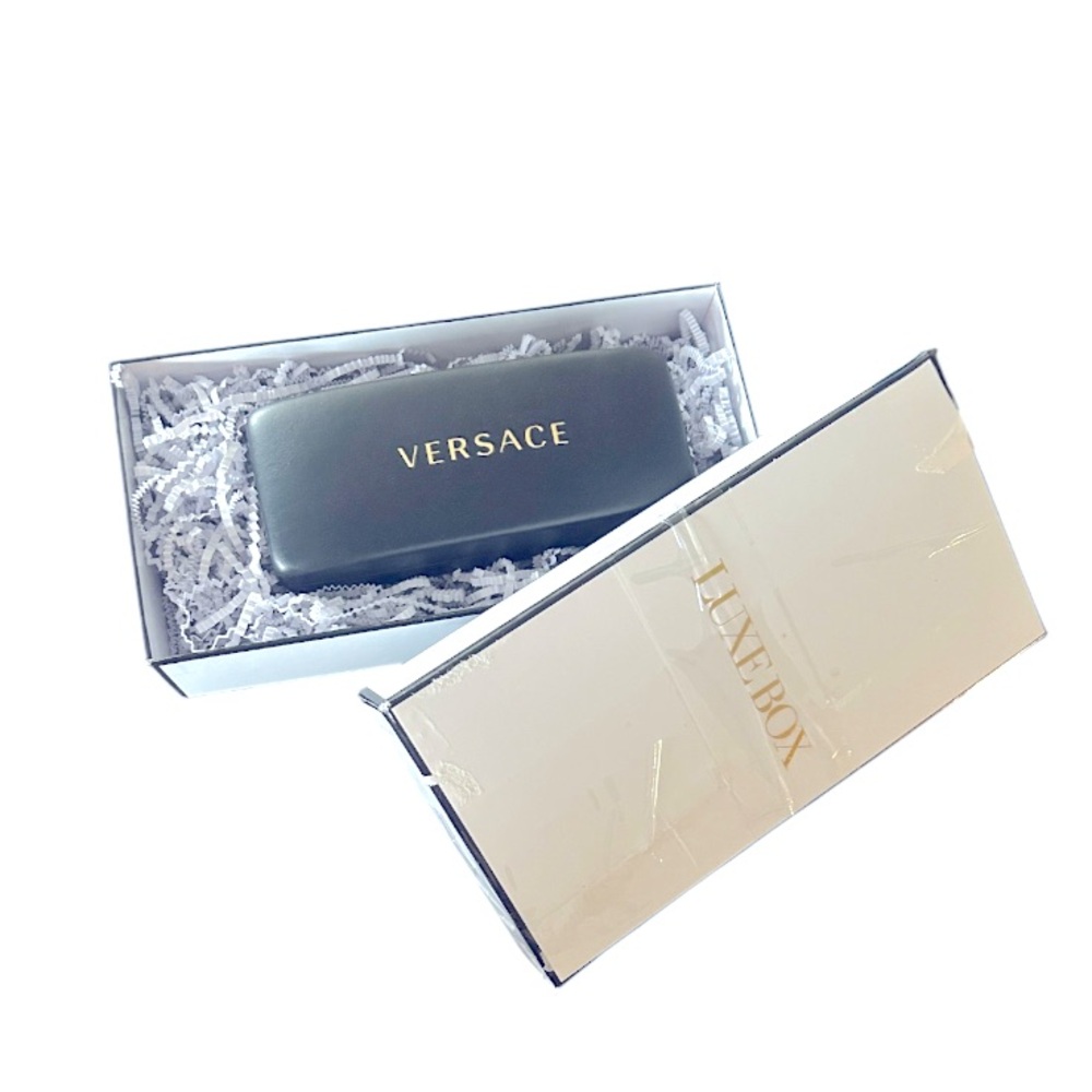 Versace Black & Gold Glasses Case